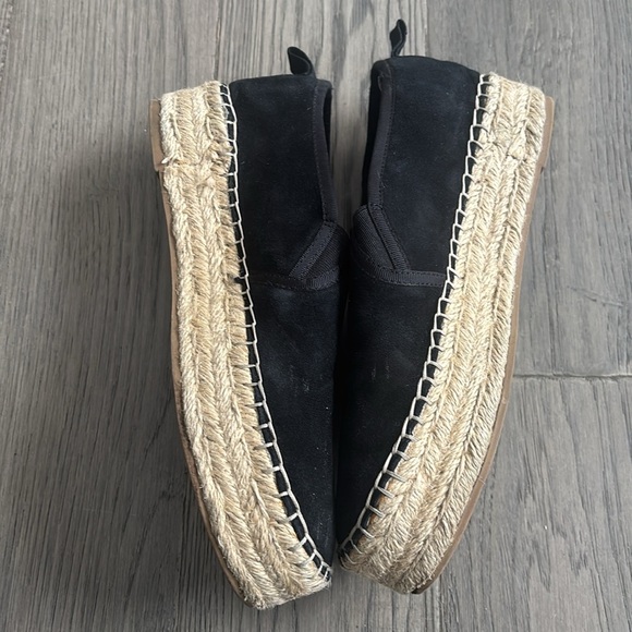 Sam Edelman | Carrin Platform Espadrille Slip on Flats Loafers Suede Black Size8 - Picture 10 of 10